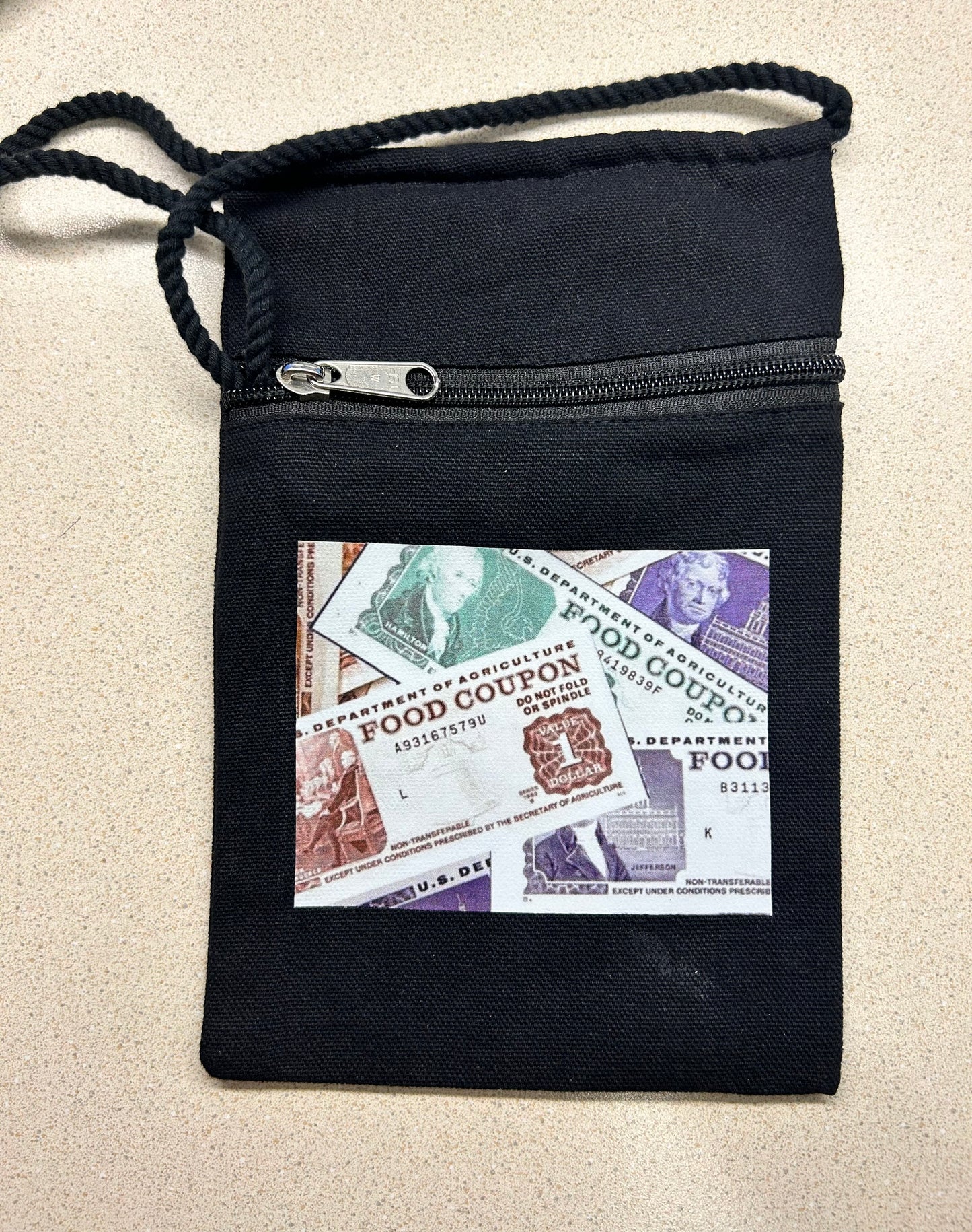 Black crossbody bag