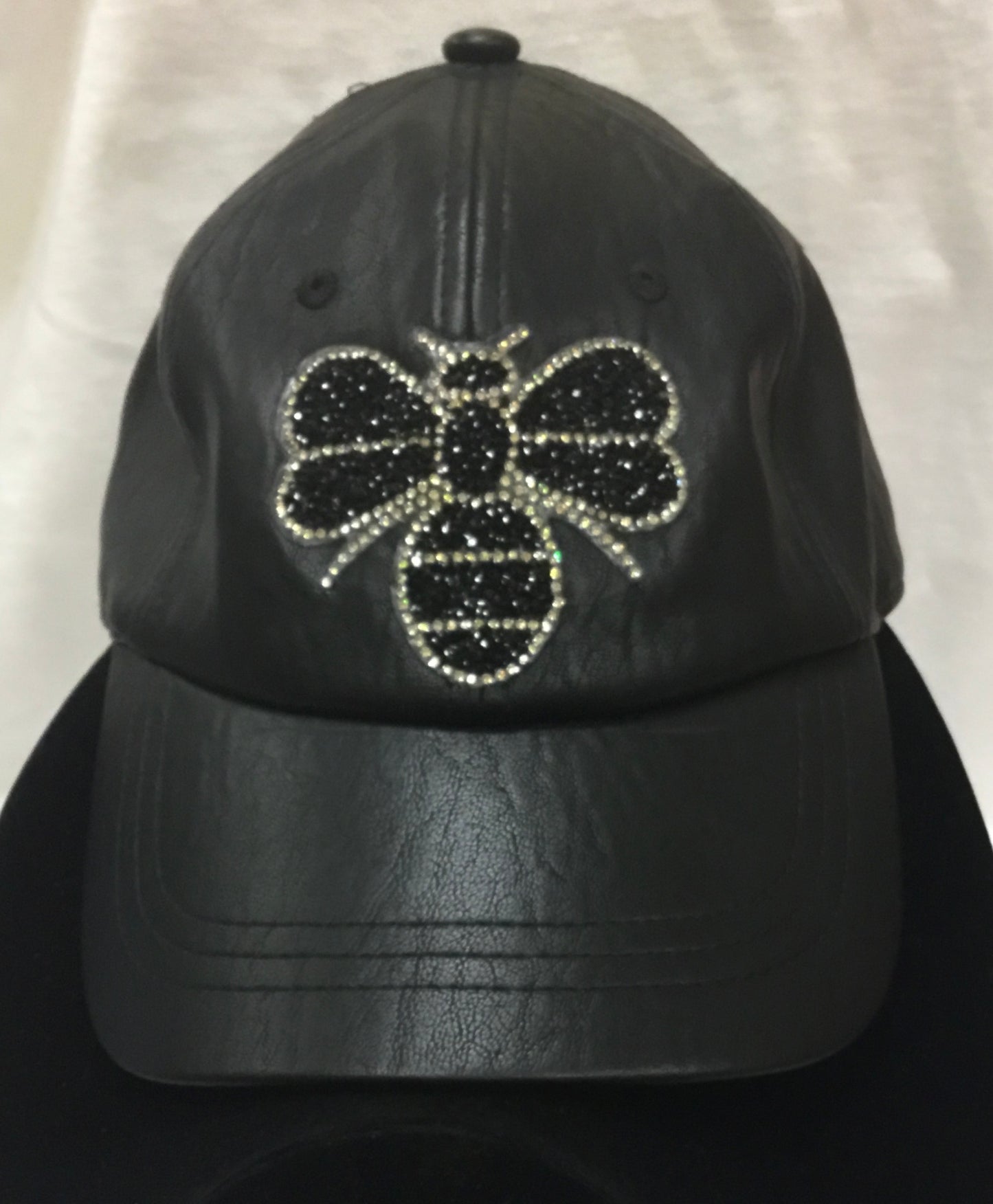 Bling Bee Leather Hat