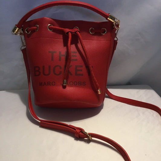 The Red Bucket Bag