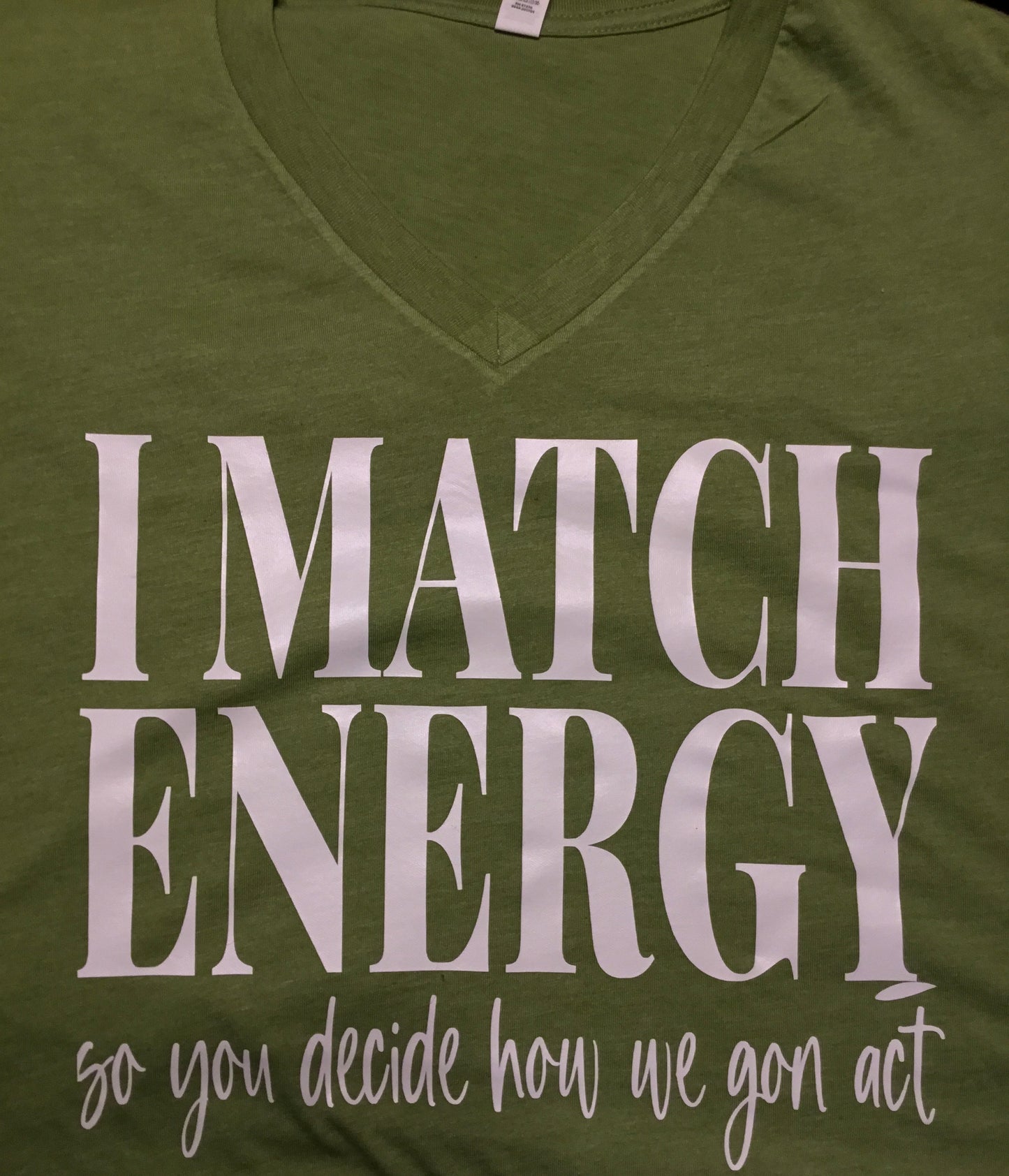 I Match Energy T-shirt size L